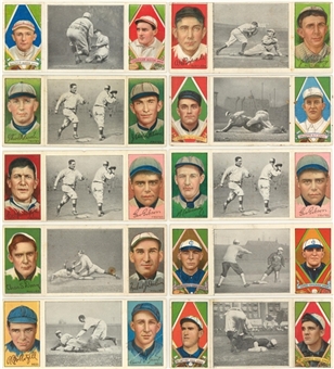 1912 T202 Hassan Triple Folders Collection (10 Different)